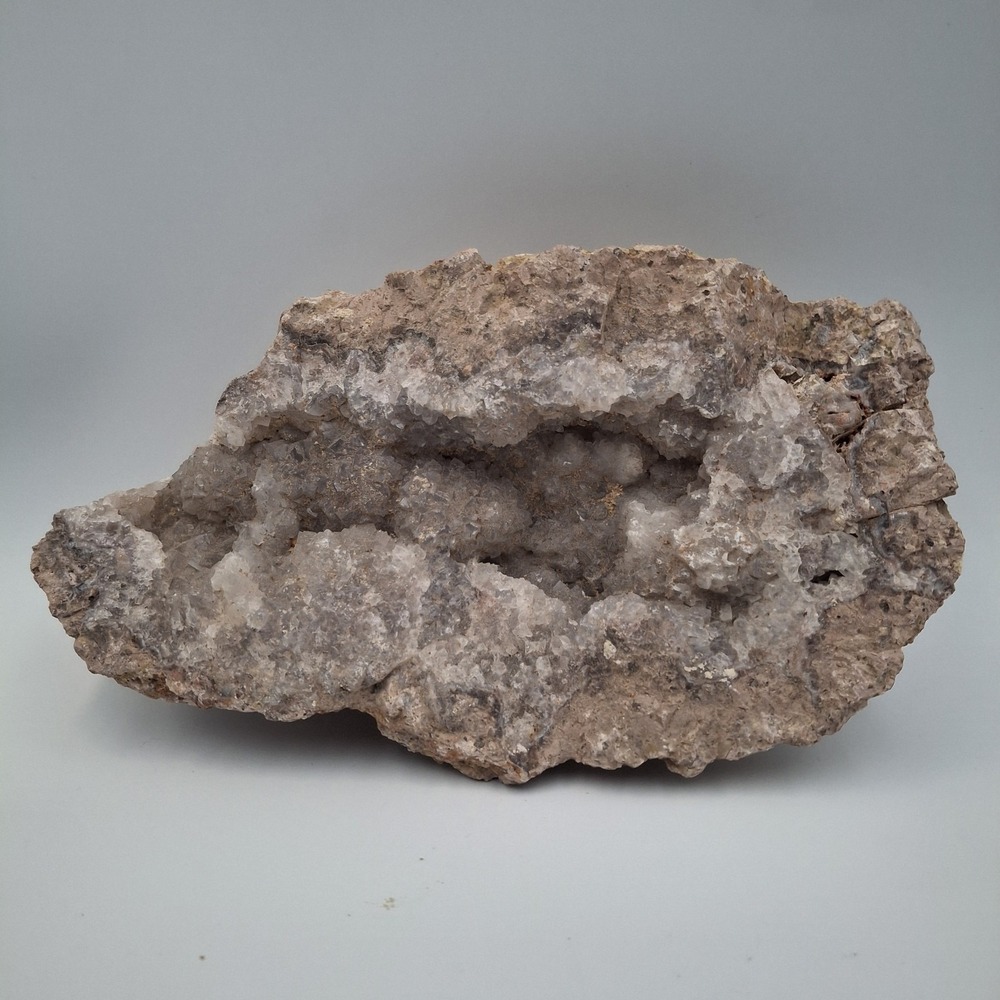 Large 8" Raw Quartz Crystal Geode Cluster Zacatecas, Mexico As Found Unpolished